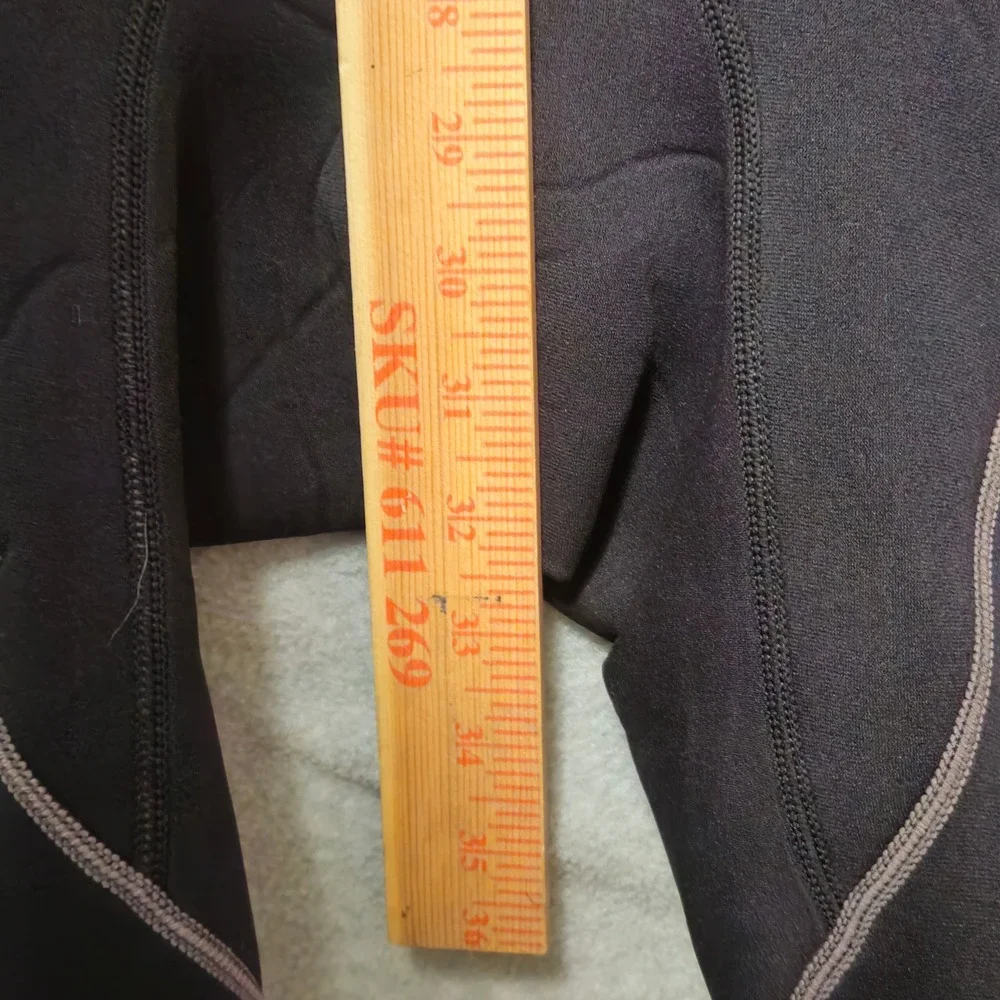 CoreX Mens Large Shorty Wetsuit Black Blue Short Sleeve Back Zip Neoprene‎